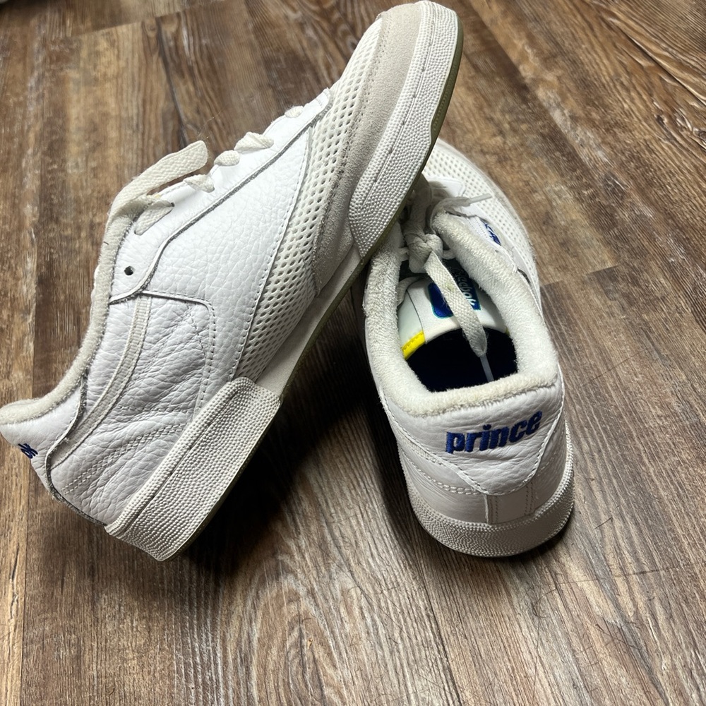White Reebok X Prince Club C 85 Tennis Shoes
